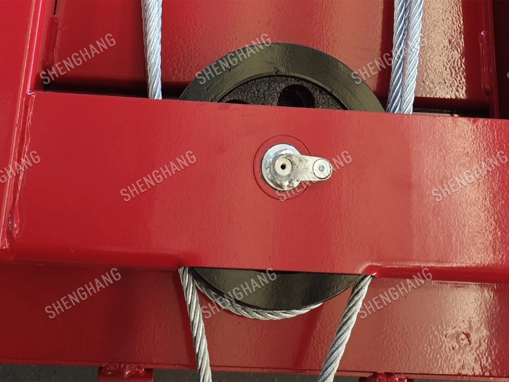 Ball bearing designof wire rope pulley 