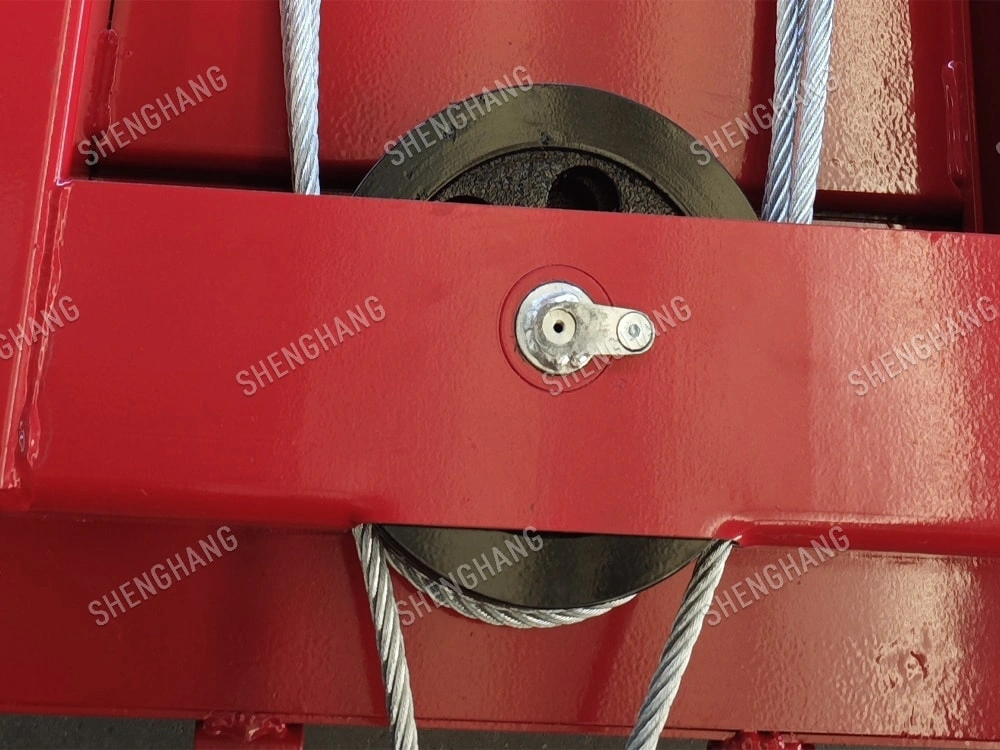 Ball bearing designof wire rope pulley 