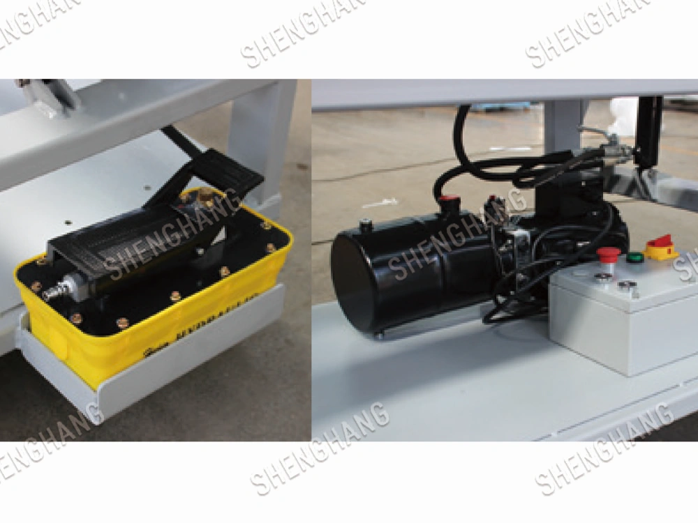 Electro-hydraulic driveand pneumatic-hydraulicdrive can be selected 