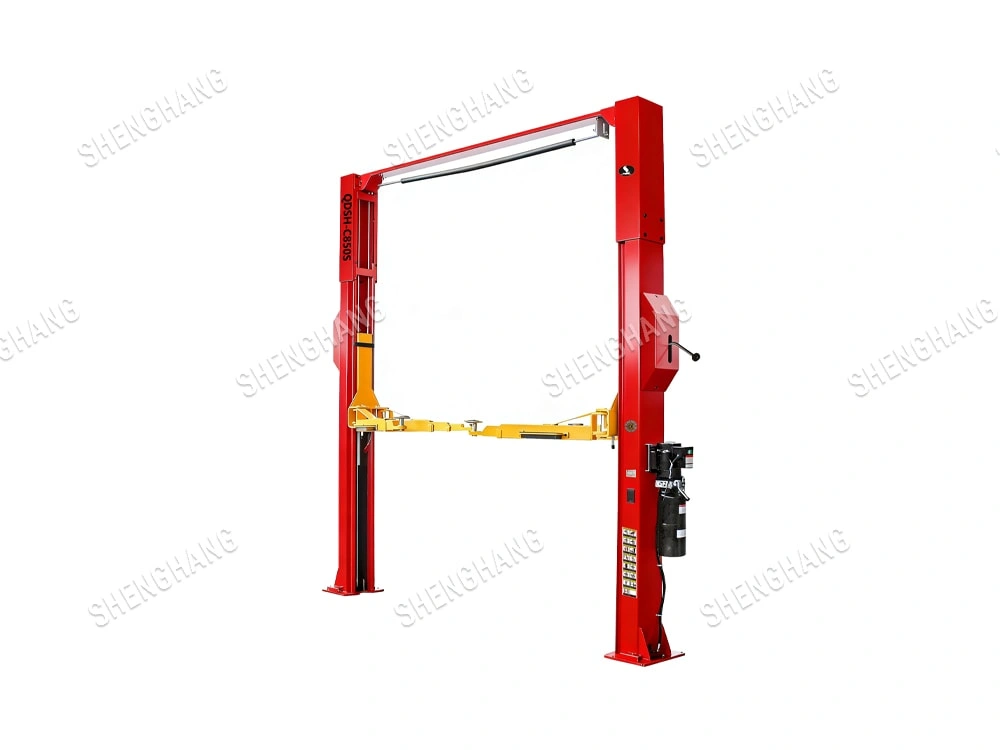 Clear Floor Two Post Lift QDSH-C400S/C450S/C850S