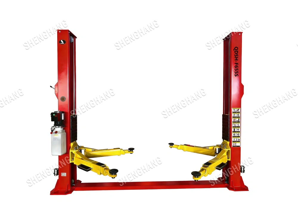 Floor Plate Two Post Lift QDSH-F655S/655E