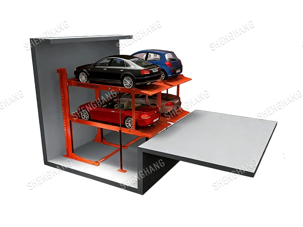 Pit Two Post Parking Lift QDSH-PJS8225