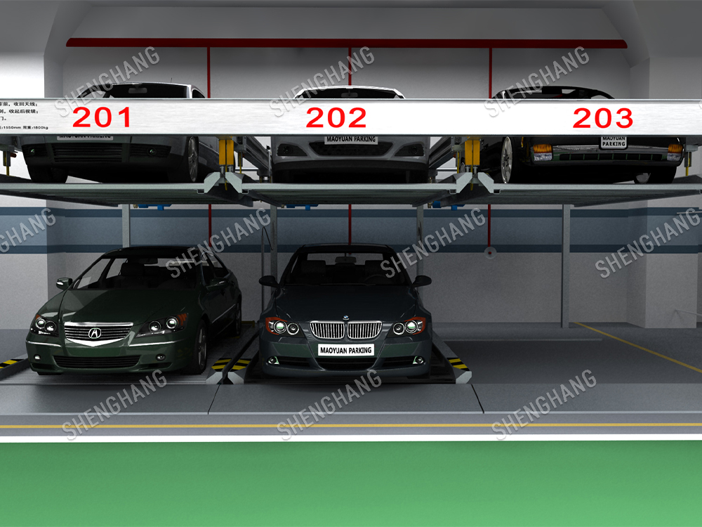 Two Levels Lift/Sliiding Parking System PSH-SH201